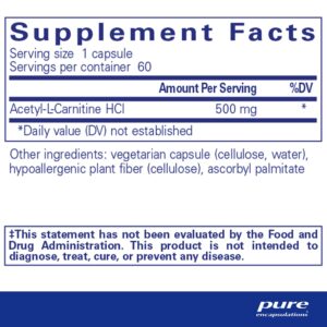 Acetyl-l-Carnitine 500 mg - Image 3
