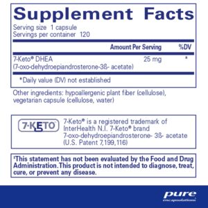 7-Keto DHEA 25 mg. 120's - Image 3
