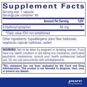 5-HTP (5-Hydroxytryptophan) 50 mg. 60's - Image 3