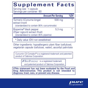 Curcumin 500 with Bioperine 60's - Image 3