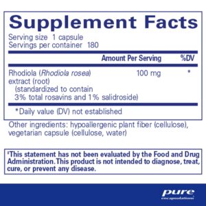 Rhodiola Rosea 180's - Image 3