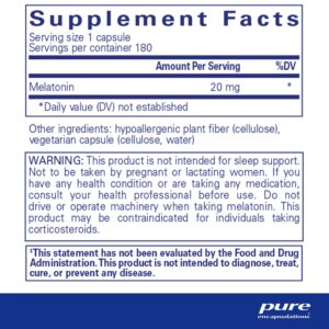 Melatonin 20 mg. 180's - Image 3