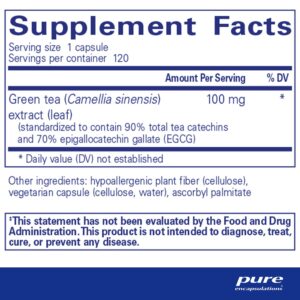 Green Tea Extract (decaffeinated) 120's - Image 3