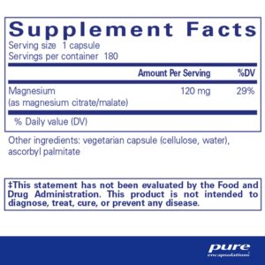 Magnesium (citrate/malate) 180's - Image 3