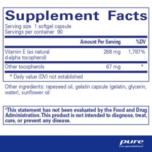 Vitamin E (with mixed tocopherols) 90's - Image 3