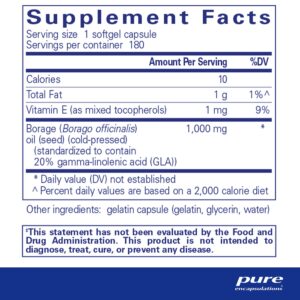 Borage Oil 1,000 mg 180's Softgel - Image 3