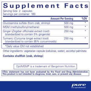 Glucosamine/MSM with joint comfort herbs‡ 360's - Image 3