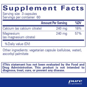 Calcium/Magnesium (citrate) 180's - Image 3