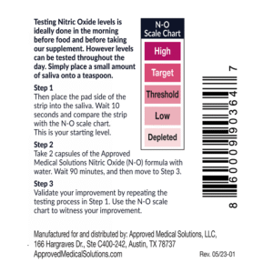 Nitric Oxide Indicator Strips - 6 Count - Image 2