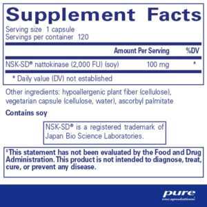 NSK-SD (Nattokinase) 100 mg. 120's - Image 3