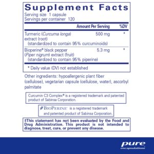 Curcumin 500 with Bioperine 120's - Image 3