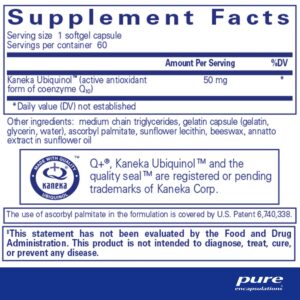 Ubiquinol-QH 50 mg 60's - Image 3
