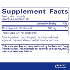 Alpha Lipoic Acid 200 mg. 60's - Image 3