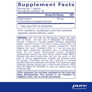 Pregnenolone 30 mg. 60's - Image 3
