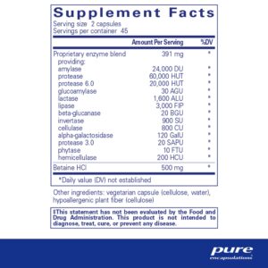 Digestive Enzymes Ultra w/Betaine HCl - Image 3