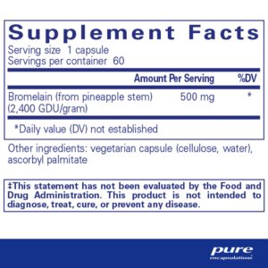 Bromelain 2400 500 mg. 60's - Image 3