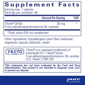 7-Keto DHEA 25 mg. 60's - Image 3