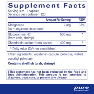 Glucosamine Chondroitin with Manganese 120's - Image 3