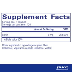 Biotin 8 mg. 120's - Image 3