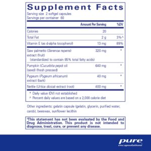 Saw Palmetto Plus w/Nettle Root 120's - Image 3